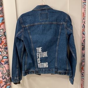 Limited edition Levi’s Jean Jacket with lettering on back